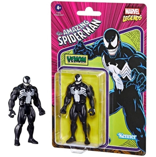 Marvel Legends Retro Venom Kenner 3.75 Pulgadas