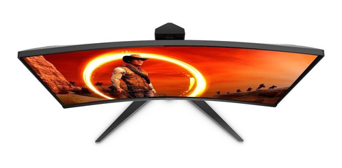 Imagen 3 de 4 de Monitor gamer curvo AOC C27G1 LCD TFT 27" negro 100V/240V