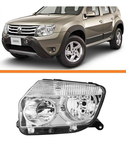 Farol Renault  Duster 2012 2013 2014  Esquerdo 