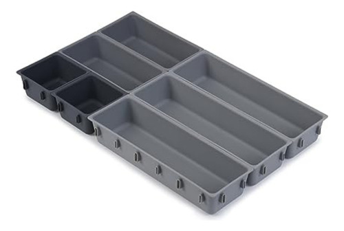 Organizador Modular Multiuso Kit Com 7 Peças Gavetas Cozinha