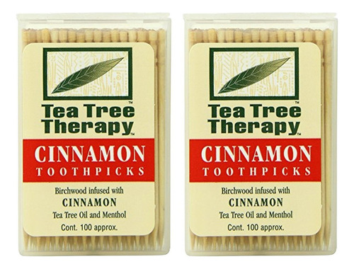Palillos De Canela Tea Tree Therapy, 100 Unidades, 2 - Un