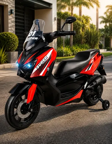 Moto Elétrica Scooter Infantil 12v Revvo Xr Bang Toys
