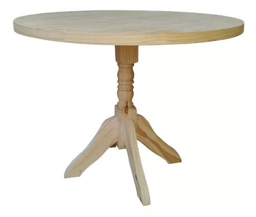 Pata de mesa torneada en madera de pino