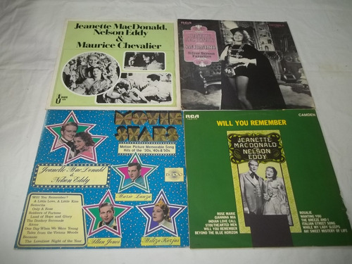 Vinil Lp - Jeanette Mac Donald - Nelson Eddy - 4 Discos