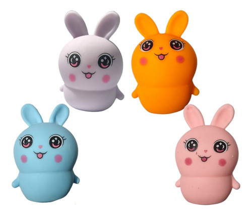 Sorpresa Squishy Conejo Kawaii 12 Unidades Cumpleaños Sorpre