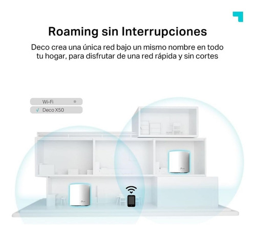 Sistema Wi-fi Mesh Tp-link Deco X50 (3-pack) Ax3000