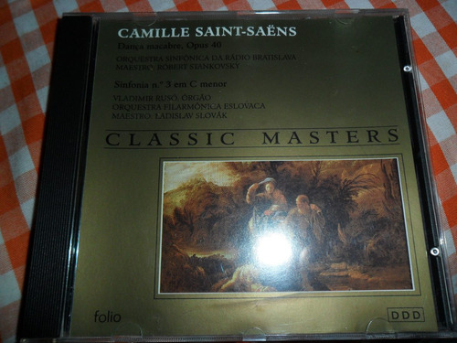 Cd Camille Saint-saens Dança Macabre - Sinf 3  