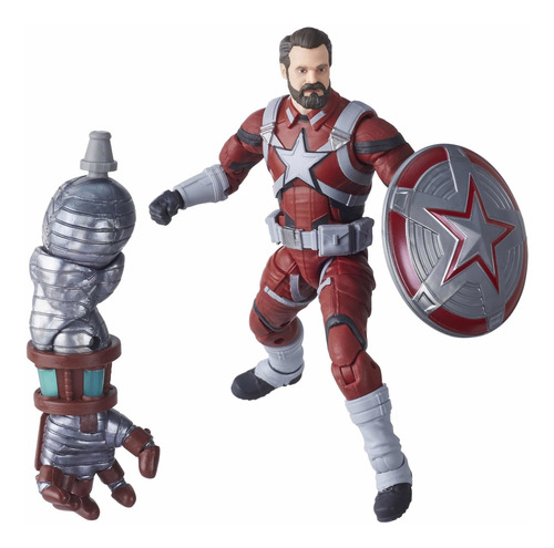 Guardião Vermelho Build Figure Crimson Dynamo Marvel Legends