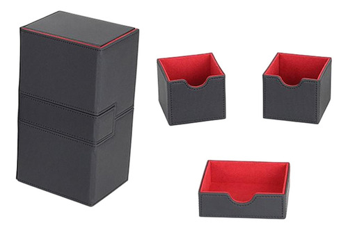 Card Deck Box Large Twin Flip Deck Case Para Tarjeta