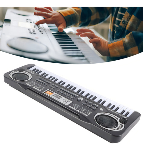 Teclado Para Niños Con Micrófono, Teclado De Piano Portátil