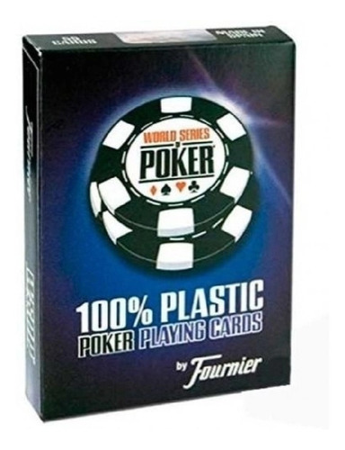 Baralho Wsop Plástico Poker Playing Cards Sortido Fournier