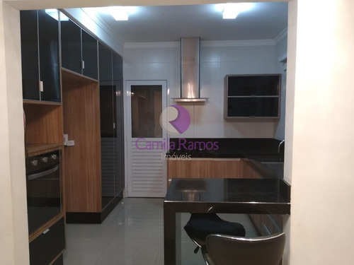 Imagem 7 de 19 de Excelente Sobrado À Venda Em Condomínio Fechado (vitória Park), Chácara Faggion, Suzano/sp. - So0246 - 68334452