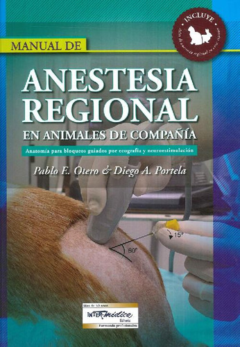 Libro Anestesia Regional Manual De De Pablo E. Otero, Diego