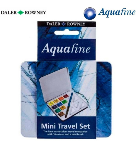 Acuarelas Mini Set Travel Aquafine Daler Rowney Cuota