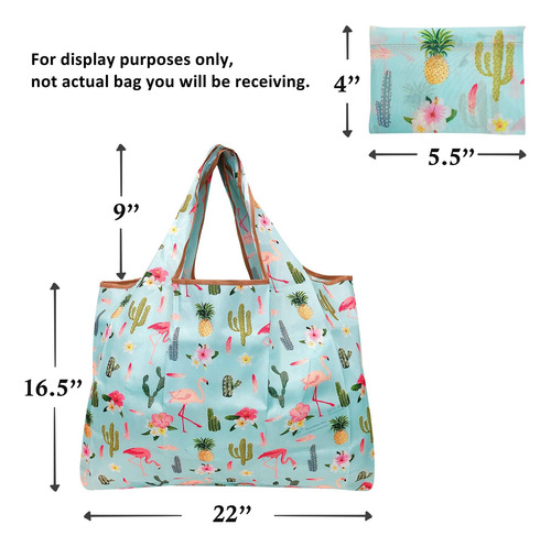 Bolsa De Compras Reutilizable De Nailon Grande Y Duradera
