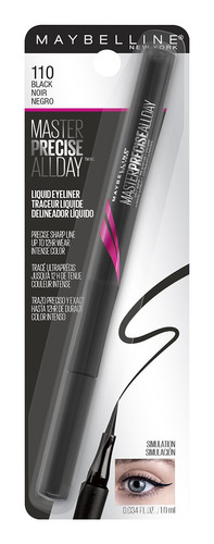 Delineador Maybelline Master Precise All Day N°110 Black