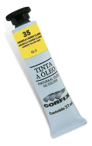 Tinta Óleo 37ml G3 035 Amarelo Cádmio Claro Corfix