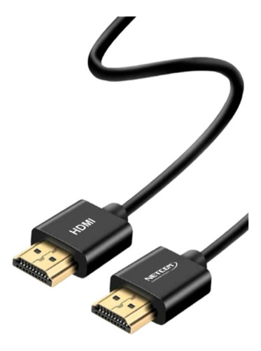 Cable Hdmi 2.0 De 1 Metro Netcom Ultra Hd 4k Slim Delgado