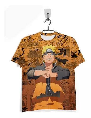 Camisa Anime Naruto Sasuke Sakura Jiraiya Minato Hinata