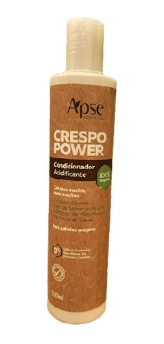 Condicionador Acidificante Crespo Power 300ml 100% Vegano