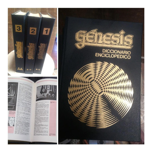 Diccionario Enciclopedico Genesis Ilustrado 3 Tomos De 1992