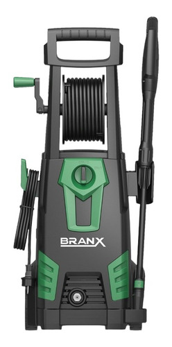 Hidrolavadora eléctrica Branx BRXH110 verde y negra de 2400W con 18MPa de presión máxima 220V - 50Hz