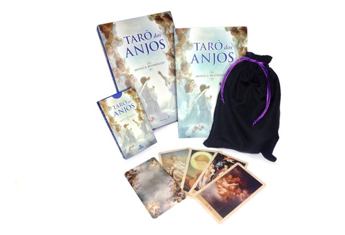 Tarô Dos Anjos Livro + 42 Cartas + Brinde Porta Baralho