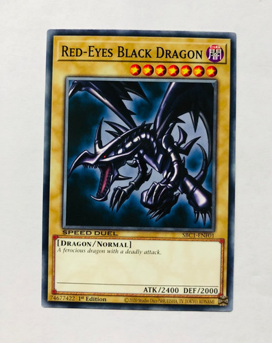 Red-eyes Black Dragon (arte Clásico). Yugioh!