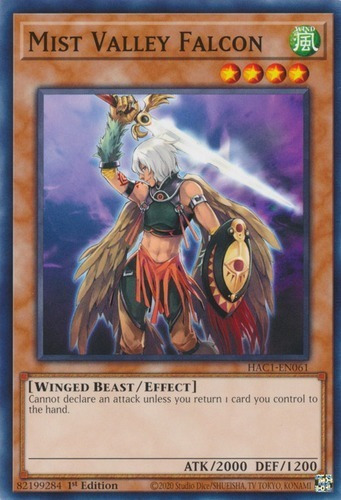 Mist Valley Falcon (hac1-en061) Yu-gi-oh!