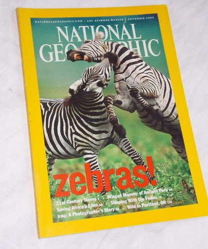 Revista National Geographic Setembro 2003 Zebras