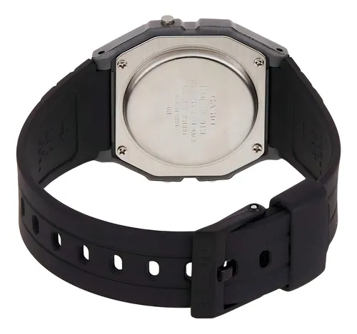 Reloj Casio Collection F-91WM-1B Color de la Correa Negro Color de la Caja Gris