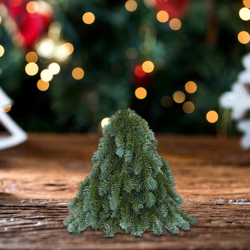 Árbol De Navidad Artificial Pequeño Para Escritorio 31x30 Cm