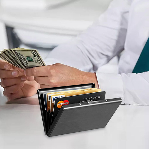Tarjetero Con Bloqueo Protector De Tarjeta De Crédito Con Bl