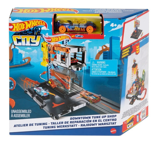 Hot Wheels Pista Taller De Reparaciones