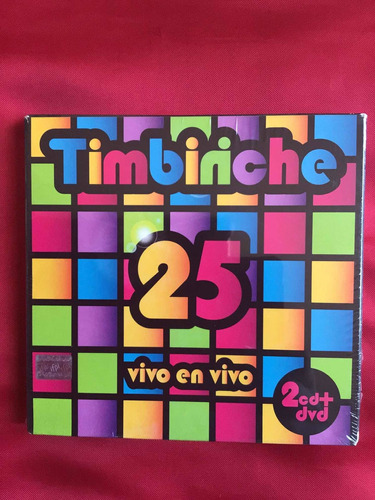 Timbiriche 25 Vivo En Vivo/2 Cds+dvd/sin Abrir