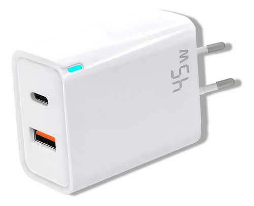 Cargador Pared 45w Gan Pd Type-c + Usb Tecmaster Sec 200540