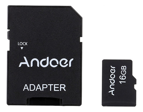 Andoer 16gb Classe 10 Cartão De Memória Tf Card + Tf Card Ad