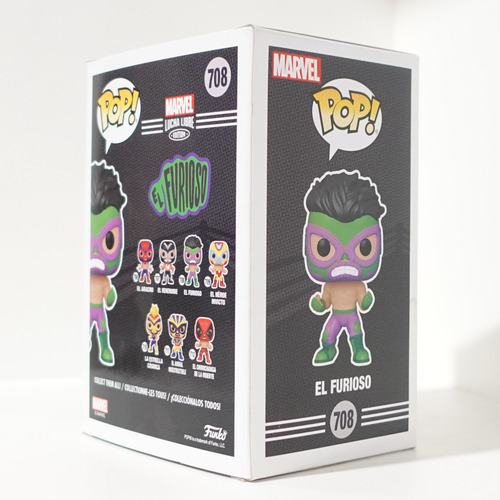Funko Pop Marvel Lucha Libre - El Furioso 708 (Usado)