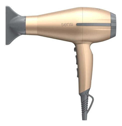 Secador De Pelo Ga.ma Italy Sensi Tempo 5d Dorado 220v