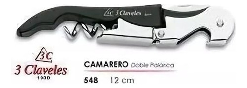 Sacacorchos 3 Claveles Español Camarero Profesional