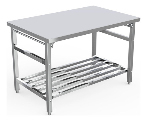 Mesa De Preparación De Acero Inoxidable De 48 X 24 Pulgadas