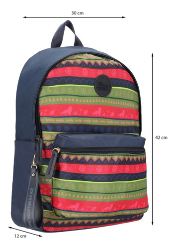 Mochila Para Mujer Rey Leon W Capsule Azul Hblibiacw