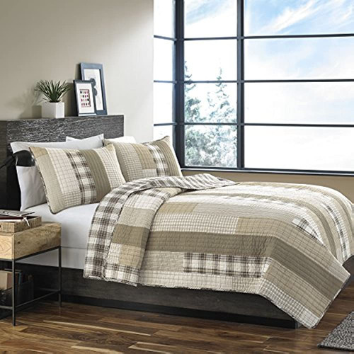 Eddie Bauer Home - Juego De Edredón King, Ropa De Cama Rever