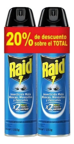 Incecticida Raid Mata Moscas Y Mosquitos