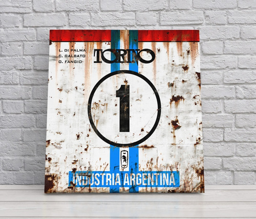 Carteles Torino 84 Hs Nurburgring Argentina Vintage 30x30 Cm