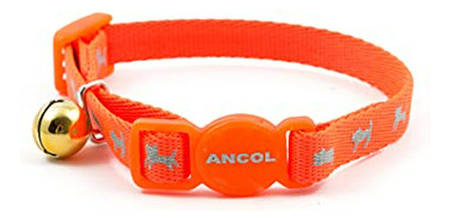 Ancol Bright Reflective Neon Safety Release Kitten Collar