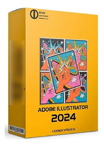 Esd.d/licença Pré-ativada Adobe Illustrator 2024