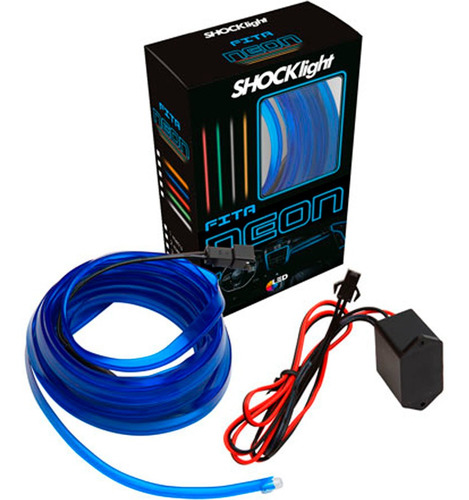 Fita Neon Azul 5 Metros Shocklight