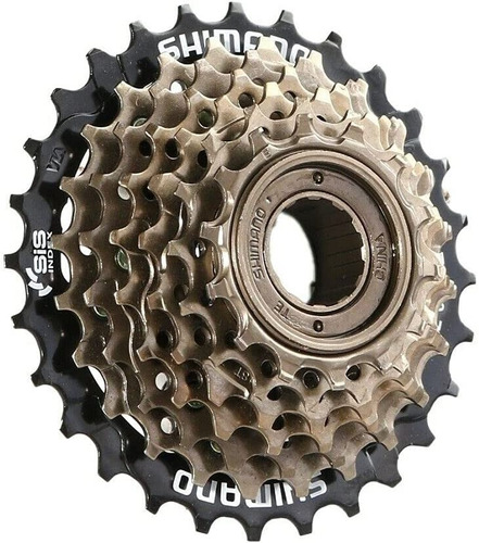 Piñon Para Bicicleta Shimano 7 Velocidades Atornillado Cantidad Máxima De Dientes 28 Cantidad Mínima De Dientes 12 Color Café