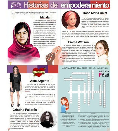 Revista Digital Feminismo 100% Imprimible Y Editable A Color